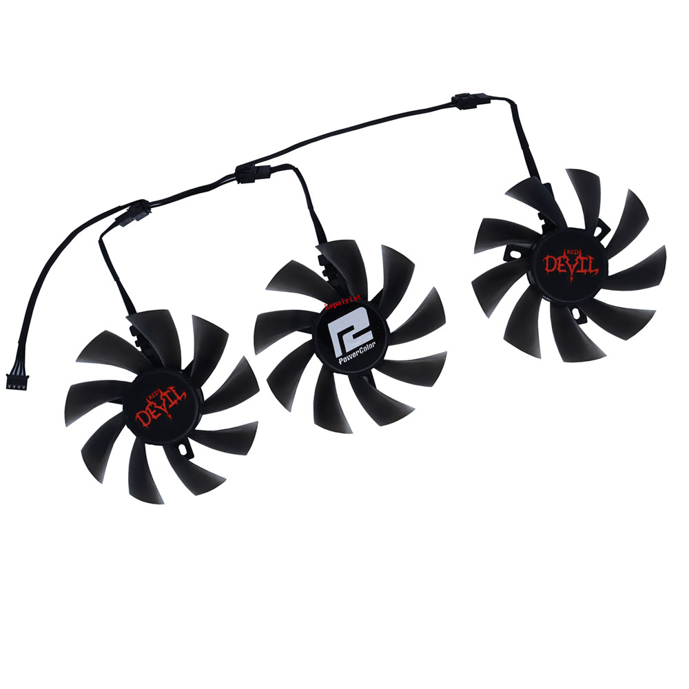 Rx 5700 Xt 8Gb Video Card - 3Pcs/Set,DIY T129215BU,GPU Graphics Cooling Fan,For Powercolor