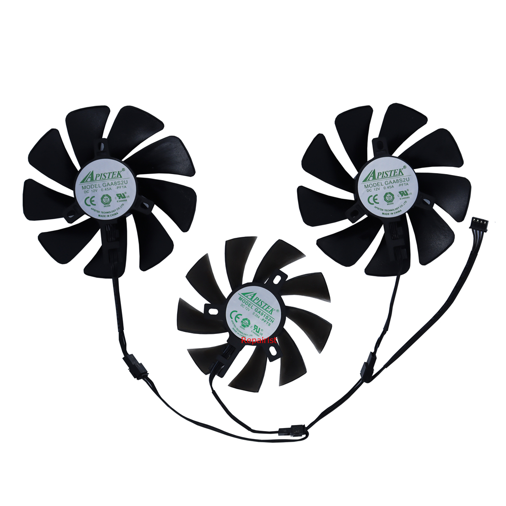 3Pcs/Set,DIY GAA8S2U GA91S2H,G - Rx 6700 Xt 12Gb Graphics Card ulasan dan harga