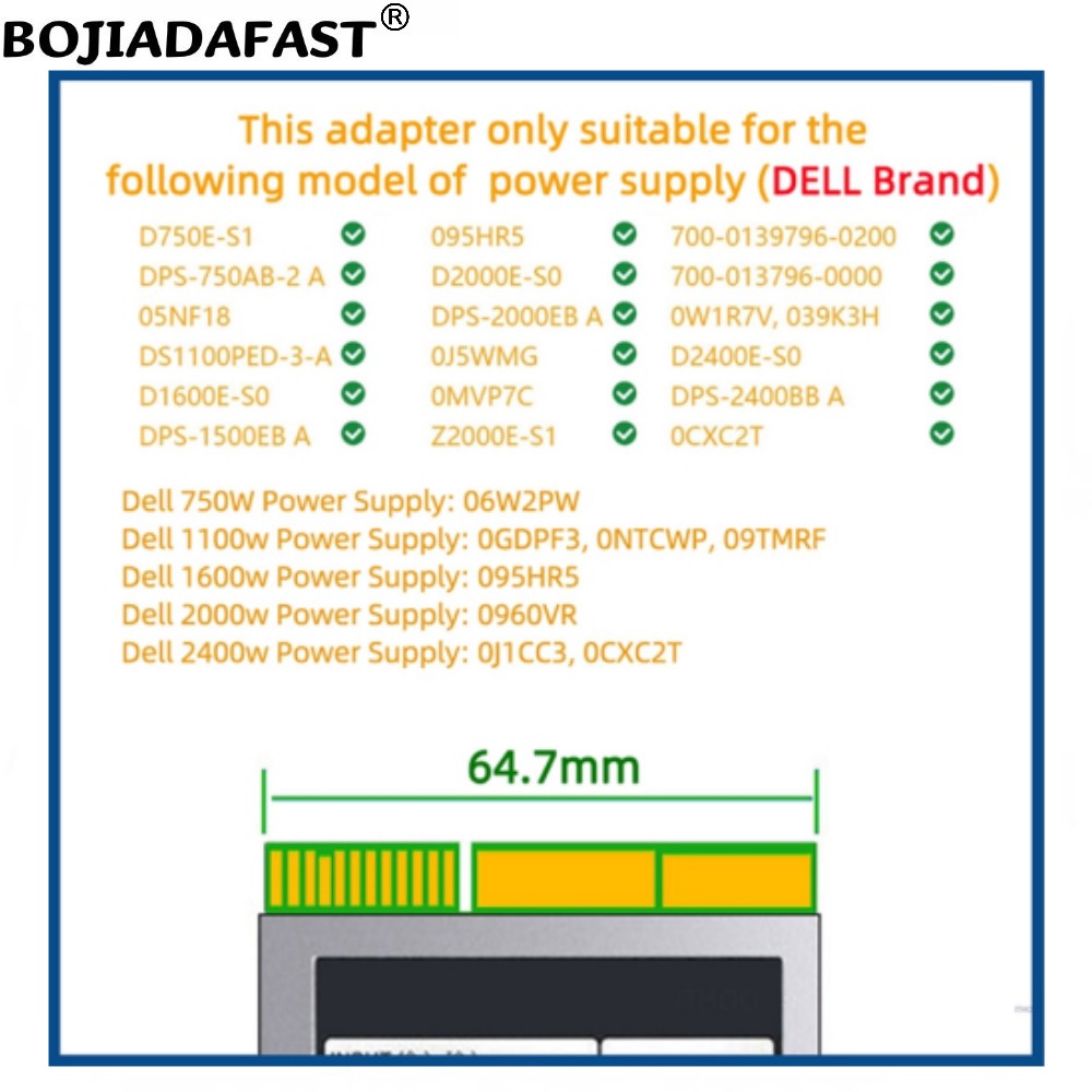 12 Ports PCI-E 6Pin Connector  - 2400W Server Psu Breakout Board ulasan dan harga