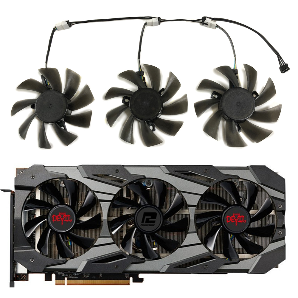 3Pcs/Set DIY T129215BU,GPU Coo - Rx 5700 Xt 8Gb Video Card ulasan dan harga