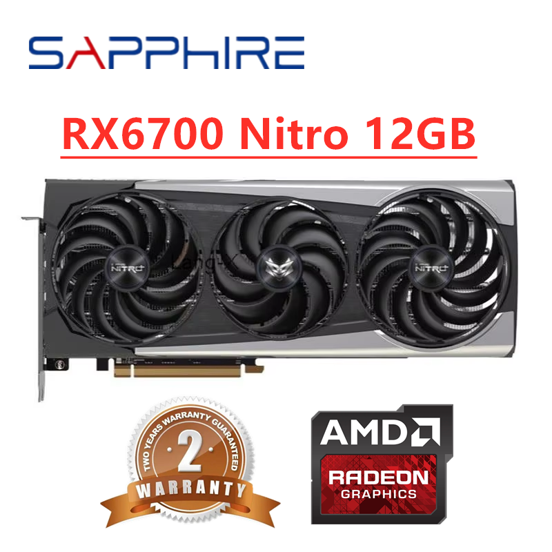 GPU Sapphire RX 6700 XT 6700XT - Rx 6700 Xt 12Gb Graphics Card ulasan dan harga