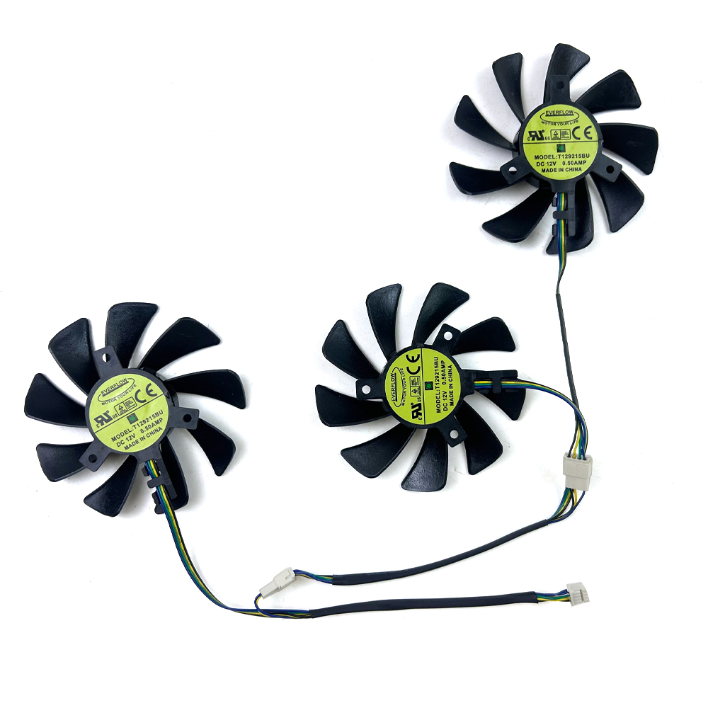 NEW Cooling Fan 4PIN T129215BU - Rx 5700 Xt 8Gb Video Card ulasan dan harga