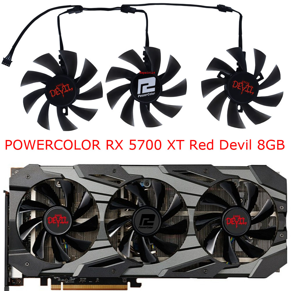 3Pcs/Set,DIY T129215BU,Graphic - Rx 5700 Xt 8Gb Video Card ulasan dan harga