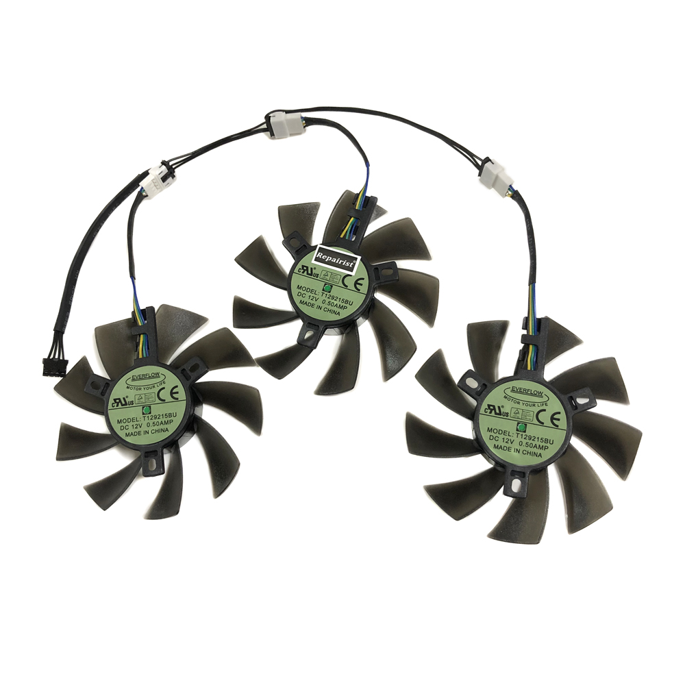 3Pcs/Set,DIY T129215BU,Graphic - Rx 5700 Xt 8Gb Video Card ulasan dan harga