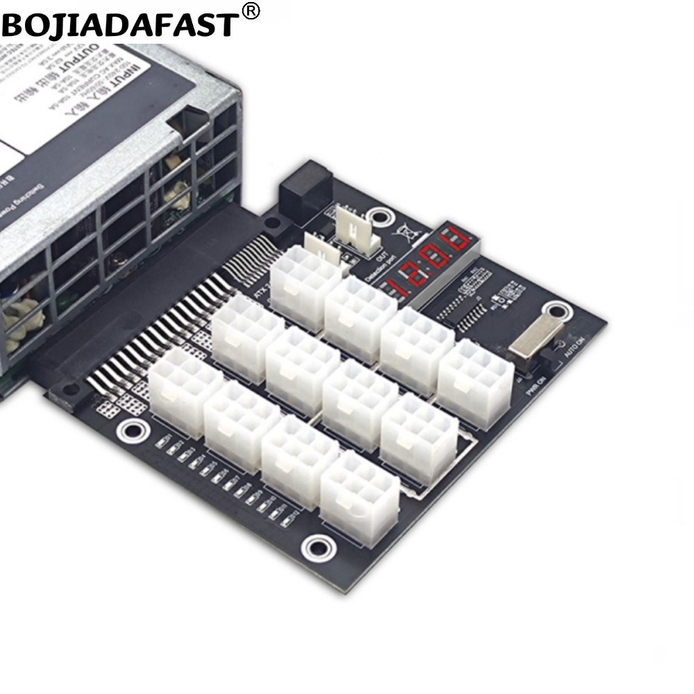 12 * PCI-E 6Pin Connector Brea - 2400W Server Psu Breakout Board ulasan dan harga