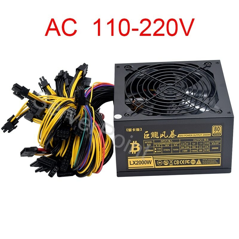 For AC110-220v ATX Pc 2000W Po - 2000W Atx Mining Power Supply ulasan dan harga
