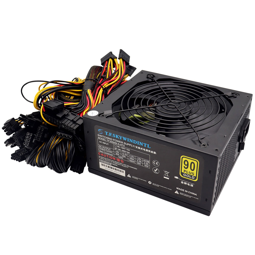 T.F.SKYWINDINL 2000W ATX PC Po - 2000W Atx Mining Power Supply ulasan dan harga