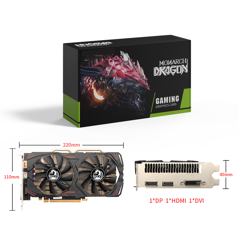 SOYO AMD Radeon RX580 8GB Grap - Rx 580 8Gb 2048Sp Gpu ulasan dan harga