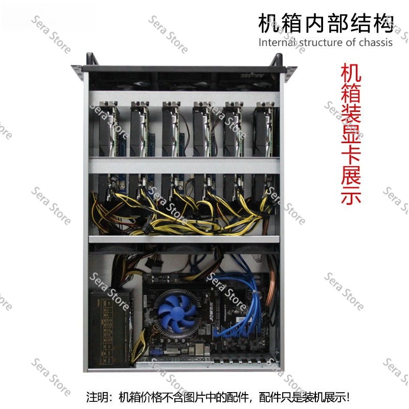 4U Multi-Graphics Card Chassis - 8 Gpu 4U Server Chassis ulasan dan harga